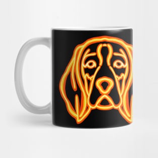 Neon Beagle Mug